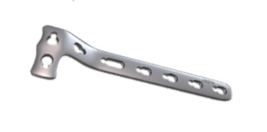 TM Bauer’s Synthes Проксимально-латеральна L-подібна великогомілкова LCP-пластина, ліва